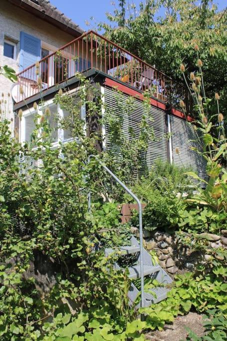 אוברלינגן Erholung Mit Seesicht, Terrasse Und Garten מראה חיצוני תמונה