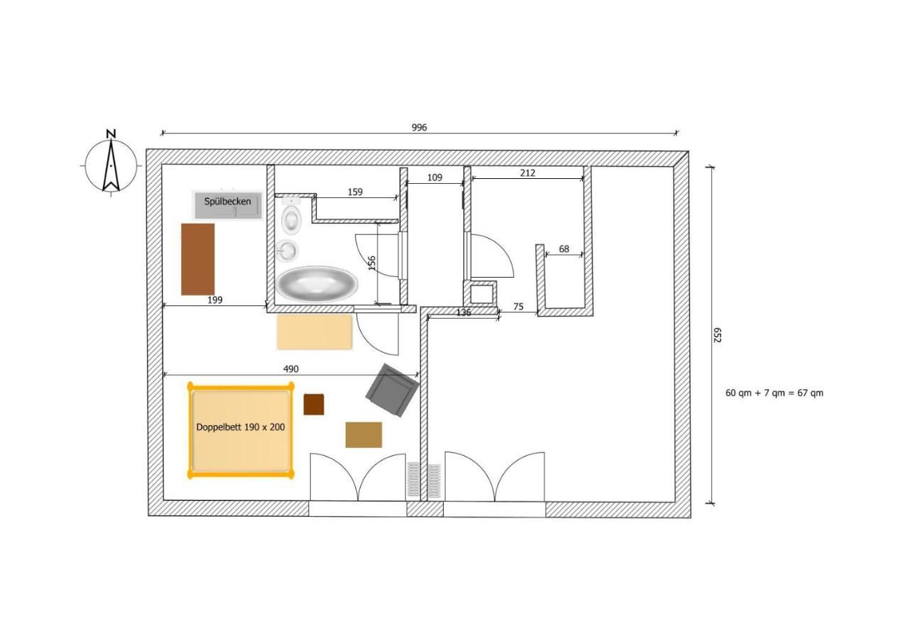 אוברלינגן Erholung Mit Seesicht, Terrasse Und Garten מראה חיצוני תמונה